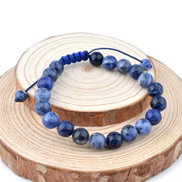 Sodalite Bracelet 8 MM - Picture 3 of 3